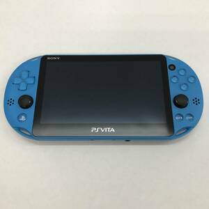 C4737 ★1円～【PS VITA】PlayStation VITA 本体 PCH-2000 アクア・ブルー ＊シリアルNo.なし [動作確認済] ジャンク品 ◎コンパクト発送◎