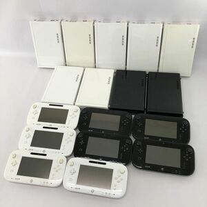 《ジャンク》WiiU本体 9台＋ゲームパッド8台セット Nintendo/ウィーユー/店頭/他モール併売《ゲーム・山城店》A2369