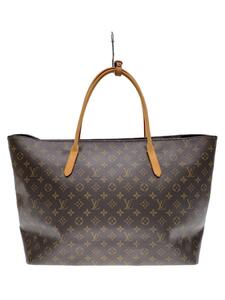 LOUIS VUITTON◆ラスパイユMM_モノグラム・キャンバス_BRW/PVC/BRW