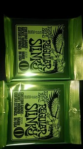 ERNIE BALL エレキギター弦 アーニーボール S　レギュラー　REGULAR 2セット