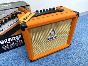 美品 中古 ◆ ORANGE CRUSH 20RT ◆ オレンジ チューナー内蔵 ギターアンプ リバーブ付き 元箱付属です♪