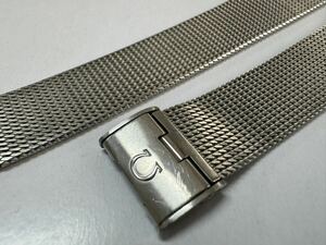 オメガ OMEGA 純正ベルト ブレス 2038 ラグ幅　18mm用 SS メンズ 腕時計用 メッシュベルト　OMEGA vintage stainless steel bracelet は-1