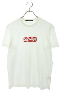 シュプリーム ルイヴィトン SUPREME LOUISVUITTON 17AW LV Box Logo Tee サイズ:XXS モノグラムボックスロゴTシャツ 中古 SB01