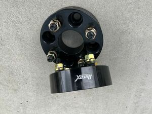 【中古美品】ワイドトレッドスペーサー Durax 100-4H/P1.5-40MM ワイトレ トヨタ系