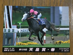 【006】当時物　競馬　名馬ポストカード　第109回天皇賞・春　ビワハヤヒデ