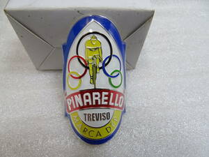  ピナレロ 純正 PINARELLO ヘッドエンブレム（アルミ製・両面テープ付き） 