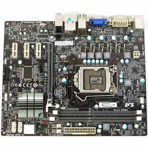 【中古】ECS製 MicroATXマザーボード H61H2-M5 (V5.0) LGA1155 [管理:30316457]