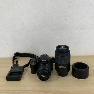 中古品 Nikon D5500 ダブルズームキット デジタルカメラ 一眼レフ ニコン 18-55mm 55-300mm