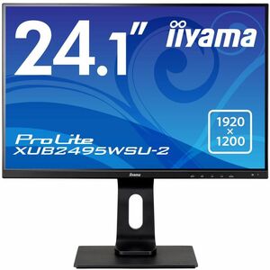 iiyama モニター ディスプレイ XUB2495WSU-B2(24.1型/1920×1200(WUXGA)/昇降/ピボット/スウィーベル