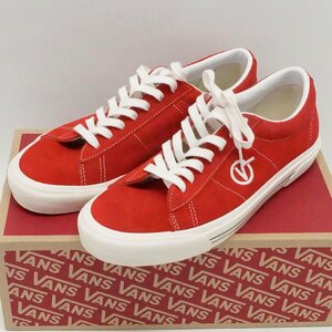 美品 VANS メンズ SID DX style Sid スニーカー 28.0㎝ レッド 赤 バンズ