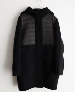 DOUBLE STANDARD CLOTHING　ダウン切り替えコート ブラック　黒　サイズ32