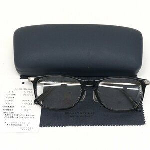 ●美品 B&Y UNITED ARROWS別注 KANEKO-OPTICAL ユナイテッドアローズ カネコオプチカル サングラス 黒 眼鏡 金子眼鏡 日本製 メンズ