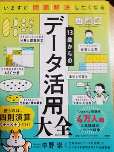 １円スタート[お得]１３歳からのデータ活用大全　いますぐ問題解決したくなる 中野崇／著