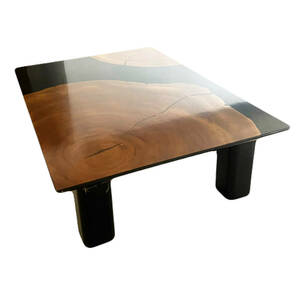 希少 松岡漆工 座卓 ローテーブル 現代和具 大楠年輪 和家具 和モダン