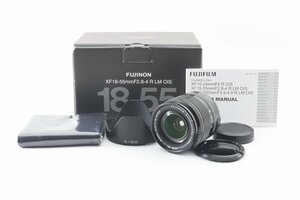 Fujifilm FUJINON XF 18-55mm f/2.8-4 Super EBC R LM OIS [美品] レンズフード 元箱 説明書付き 手ぶれ補正 標準ズーム