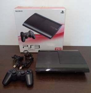 【格安スタート】簡易動作OK★ SONY ソニー PlayStation3 PS3 CECH-4200B チャコール・ブラック 250GB プレステ3 初期化済み 現状品 ★