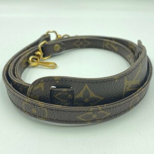 【中古】Louis Vuitton ショルダー ストラップ 旧型 ＜アクセサリー＞ モノグラム ルイヴィトン ブラウン バッグアクセサリー ゴールド金具