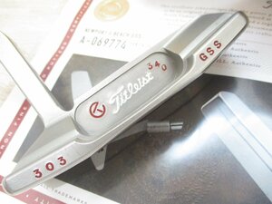 早い者勝ち GSS 303 340G Tスタンプ COA鑑定書 キャメロン サークルT SCOTTY CAMERON NEWPORT NP2 BEACH 33.5インチ ニューポート2 ビーチ