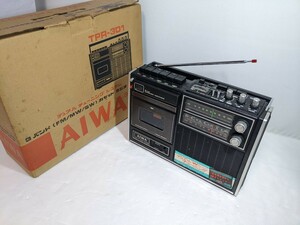訳あり品 ジャンク出品 AIWA TPR-301 アイワ 4way ラジカセ レコーダー ラジオ カセット オーディオ 機器 アンティーク 昭和レトロ 