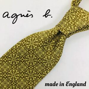 アニエスベー ブランド ネクタイ 英国製 シルク agnes b.