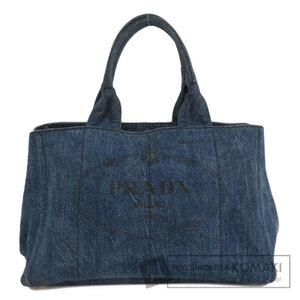 PRADA プラダ B1877B カナパ トートバッグ デニム レディース 中古