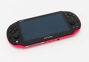 ○【SONY ソニー】PS Vita Wi-Fiモデル + メモリーカード16GB PCH-2000 ピンク/ブラック