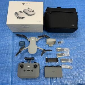 ◆1円スタート◆ DJI MINI 2 フライモアコンボ　ドローン　◆簡易動作確認済み◆ 空撮 バッテリー 送信機 人気 mc01065748