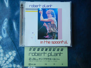 【CD】ROBERT PLANT(PM062/063PRIVATE MASTER半券復刻付2枚組IN THE SPOONFUL) 