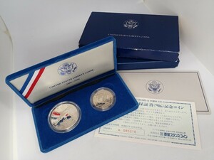 ★★UNITED STATES LIBERTY COINS 1986 自由の女神　記念コイン　アメリカ　リバティ　銀貨　★★