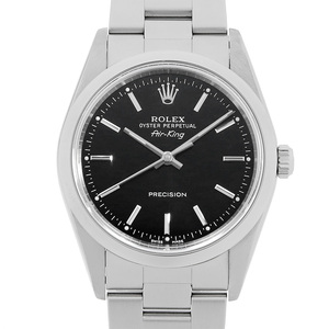 ロレックス エアキング 14000M ブラック バー Z番 中古 メンズ 腕時計