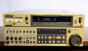〆め1819 L-4 Victor　ビクター　VIDEO CASSETTE RECORDER　BR-S822　S-VHS　編集用　100V　S-VHS/編集用　プロ用 レトロ　映像