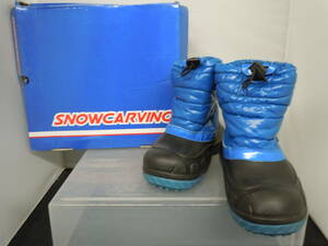 ◆SNOWCARVING　スノーブーツ　23ｃｍ　全長約21.5ｃｍ※ジャンク■８０