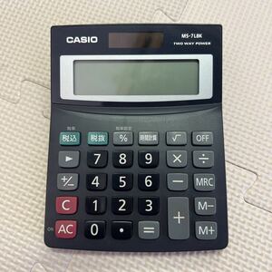 CASIO カシオ カシオ電卓 電卓 ブラック　事務　文房具　計算