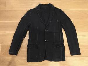 WASTE TWICE 染め加工 リネンジャケット BLACK M＊ウエストトゥワイス ヘンプ 麻 JACKET KAPTAIN SUNSHINE