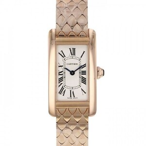 カルティエ Cartier タンク アメリカン SM W2620031 ホワイト文字盤 新品 腕時計 レディース