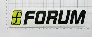 FORUM SNOWBOARDS LOGO LONGステッカー フォーラム スノーボード ロゴ ロング ステッカーA