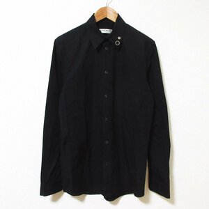 美品 GIVENCHY ジバンシィ 長袖 サークル装飾 シャツ サイズ38 ブラック