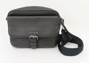 ◇【COACH コーチ】レザー ショルダーバッグ C5399 ブラック