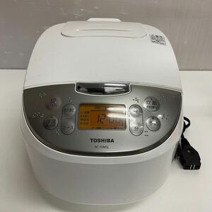 営MK01-100Y TOSHIBA 東芝 ジャー炊飯器 RC-10MSL 2020年製 5.5合炊き ホワイト 家電 炊飯器 通電確認済