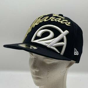 KO2316□NEWERA ニューエラ 24karats 24カラッツ コラボ ウール100％ ベースボールキャップ 帽子 ブラック 7 3/8 58.7㎝