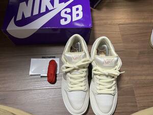  中古 Nike SB Dunk Low PRM City of Love "Sail White ナイキ　バレンタイン 27cm