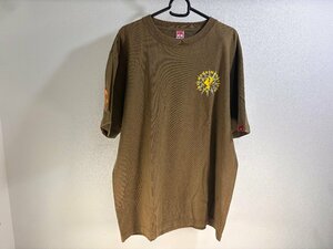 美品 IMAKATSU × DICTS PRODUCTS METAL DESIGN Tシャツ XLサイズ カーキ イマカツ ディクツ 釣具 釣り具 T029