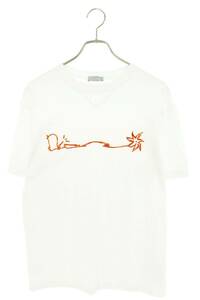 ディオール DIOR 22AW 283J685C0554 サイズ:XS カクタスジャックロゴ刺繍Tシャツ 中古 SS13