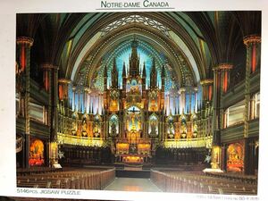 ノートルダム大聖堂 Notre-Dame Canada ジグソーパズル　5146ピース　内袋未開封品　上級者　超高難度　やのまん　YANOMAN JAPAN