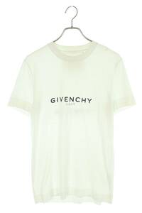 ジバンシィ GIVENCHY 24SS BM71653Y6B サイズ:XS リバースロゴプリントTシャツ 中古 OM10