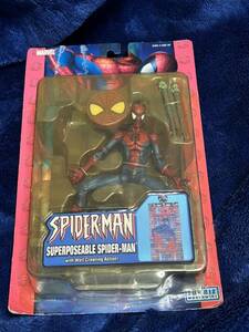 トイビス toybiz スーパーポーザブル スパイダーマン super poseable spiderman wall crawling action