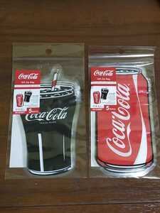 即決！送料無料！コカ・コーラ　ジップバッグ　２種類セット　ビニール袋　グッズ