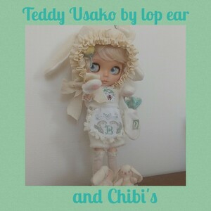 ＊Xeppet＊ブライスのお洋服と小物のセット＊Teddy Usako by lop ear and chibi