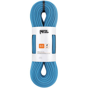 ★業界最高峰 PETZL ペツル クライミングロープ シングルロープ Arial アリアル 9.5mm 60ｍ 青 ダイナミック ロープ ザイル 外岩 岩場 ジム