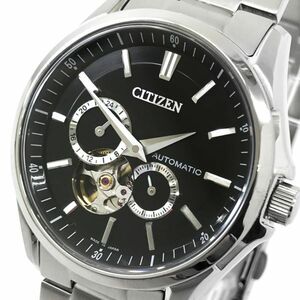 新品 CITIZEN シチズン COLLECTION コレクション 腕時計 NP1010-78E 自動巻き 機械式 メカニカル オープンハート 動作OK 箱付き 保証書付き